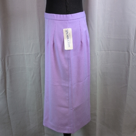 Pendleton Women's Soft Purple Pencil Skirt - Picture 4 of 7